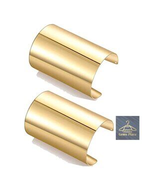 Wide Wire Cuff Bangle Bracelet Set Open Adjustable Gold Bracelets for Women